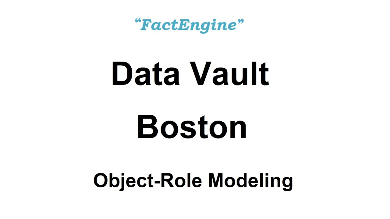 Data Vault Schema Generation - Boston