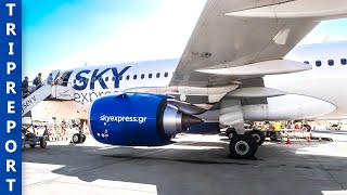 SkyExpress: GREECE‘S NEW RISING AIRLINE | Airbus A320neo | Athens - Rome | Economy Class
