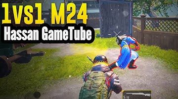1v1 M24 Room Fight with Random Player | PUBG Mobile | Hassan GameTube