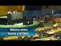 México entra fuerte al Consejo de Seguridad de la ONU