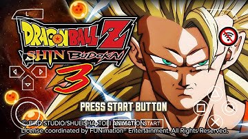 DRAGON BALL Z SHIN BUDOKAI 3 PPSSPP ISO | Dragon Ball Shin Budokai 2 Mod | Game DBZ PSP Gameplay