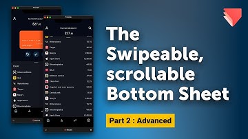 Scrollable BottomSheet - Part 2 Advanced