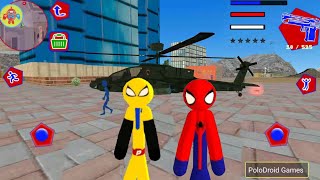 Polis Çöp Adam Halat Kahraman - US Police Stickman Rope Hero #17 - Android Gameplay screenshot 2