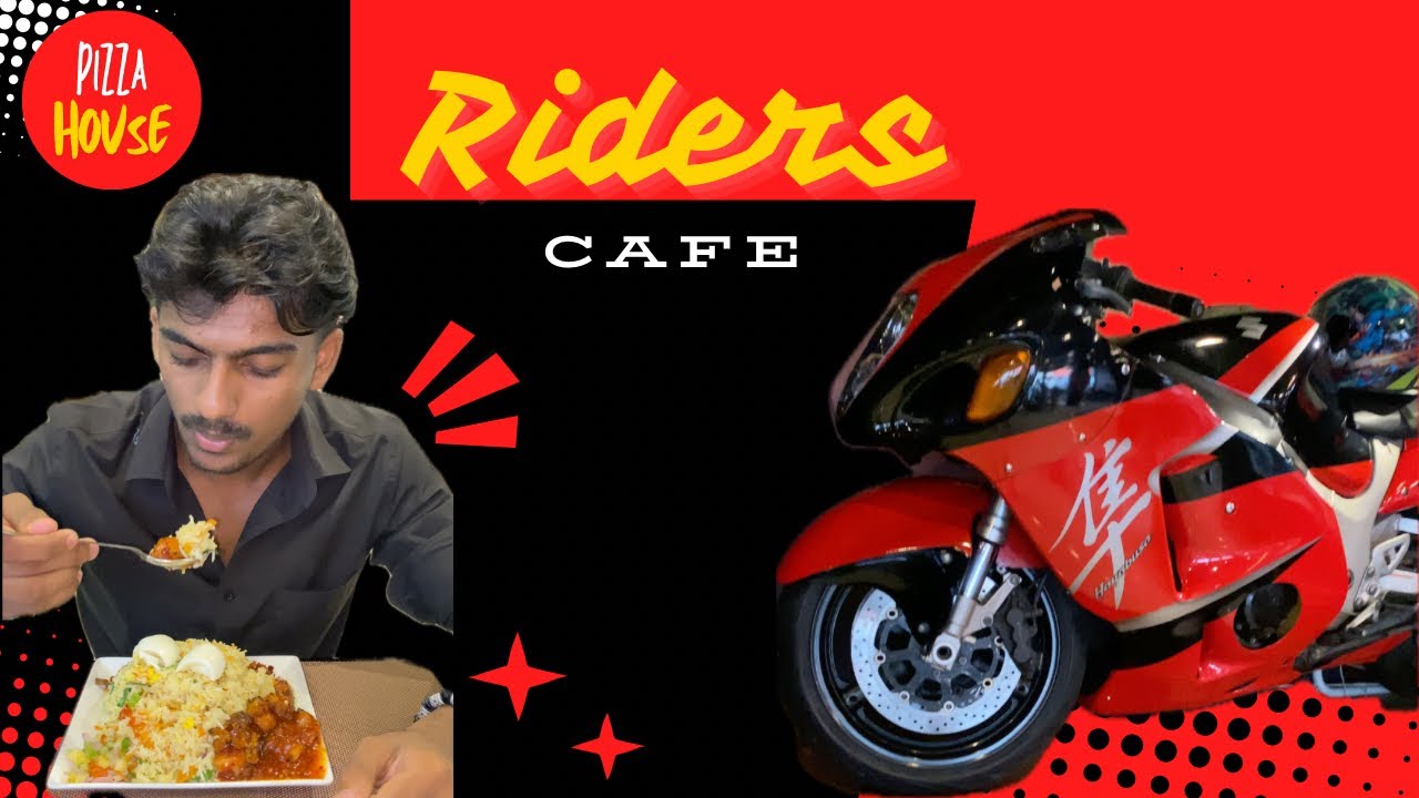 Trying Pizza House Riders Cafe♥️ - YouTube