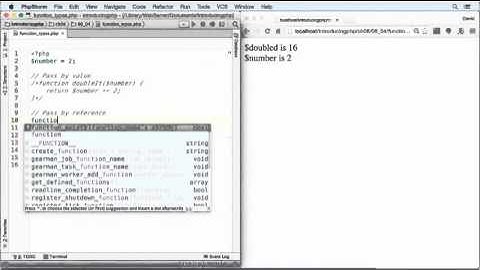 Passing arguments by value and reference to a function