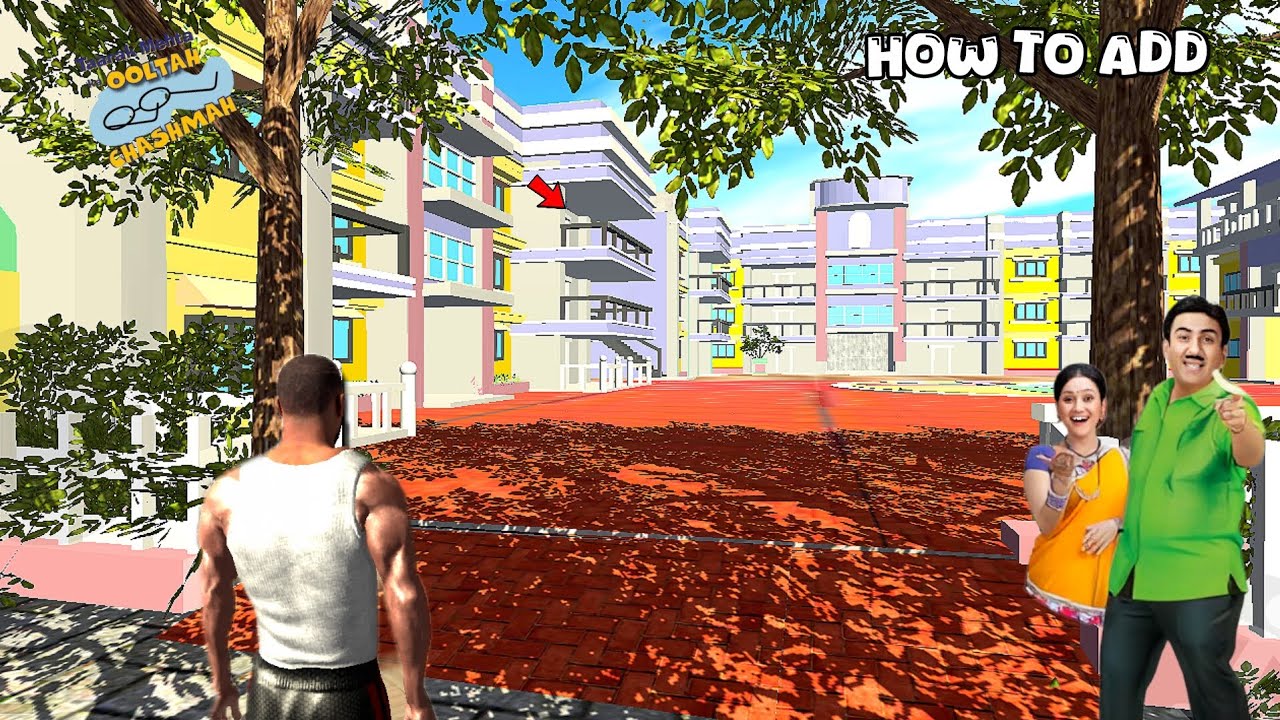 FRANKLIN FOUND GOKULDHAM  SOCIETY IN INDIAN BIKE DRIVING 3D 🤯