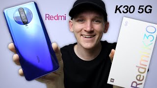 Techzg Vídeos Redmi K30 5G (Snapdragon 765G) - UNBOXING, PUBG, CAMERA