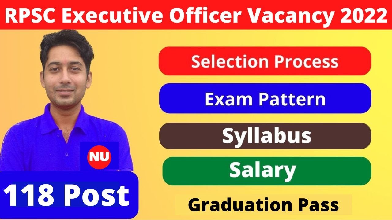 RPSC Executive Officer Vacancy 2022 RPSC EO RO AE Syllabus Revenue rpsc-executive-officer-vacancy-2022-rpsc-eo-ro-ae-syllabus-revenue