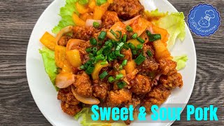 Easy recipe: Tasty Chinese sweet and sour pork with pineapple 菠蘿咕咾肉