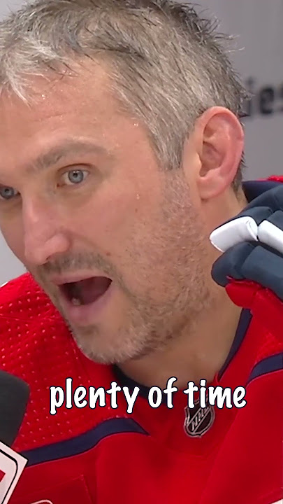 Ovi did not like missing the playoffs 👎