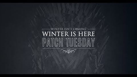 Microsoft Patch Tuesday - August 8th 2017