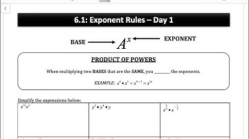 6.1 Video Notes - Day 1