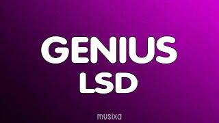 LSD - Genius (Lyrics) ft. Sia, Diplo, Labrinth Resimi