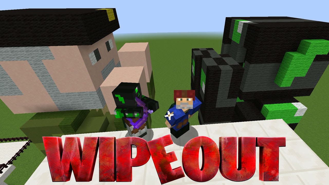 LOS PANTALONES!! WIPEOUT | Minecraft Race Map