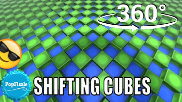 360 Video || Shifting Cubes || Relaxing Animation VR