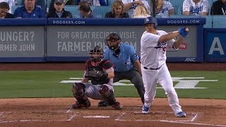 MIA@LAD: Ryu drives a double into the gap in right