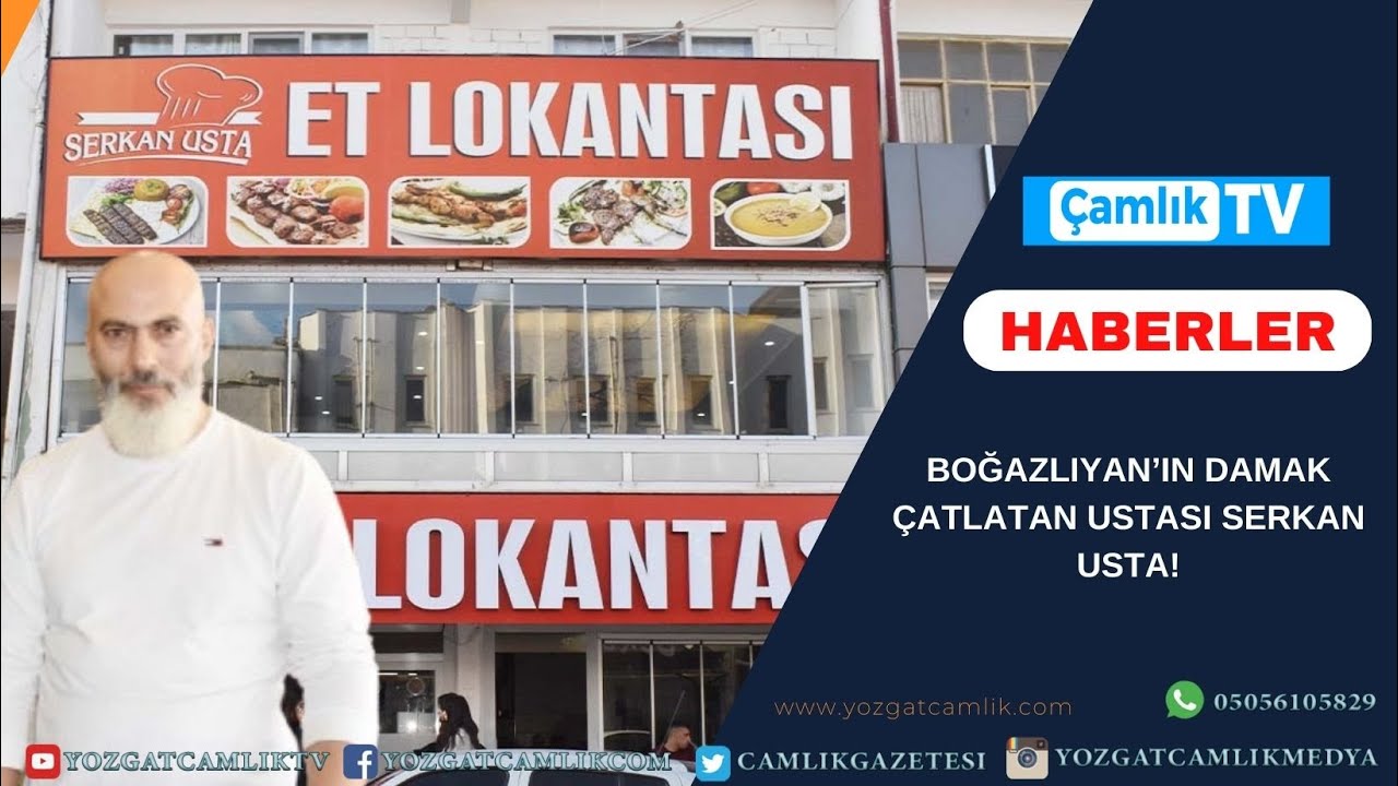 BOĞAZLIYAN’IN DAMAK ÇATLATAN USTASI SERKAN USTA!