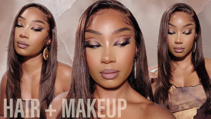 90'S IMAN INSPIRED MAKEUP LOOK + FLAWLESS HD LACE WIG INSTALL