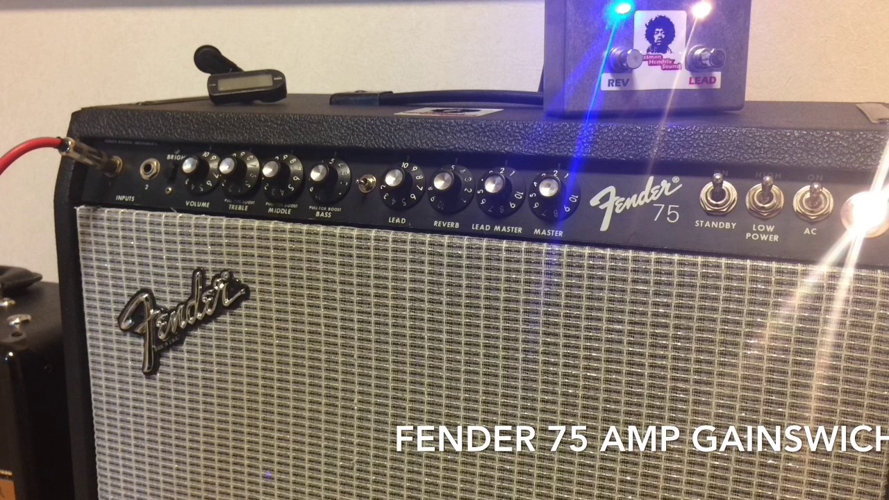 Fender 75 Amplifier Clean & Gainboost Sound | Castman Hendrix Sound
