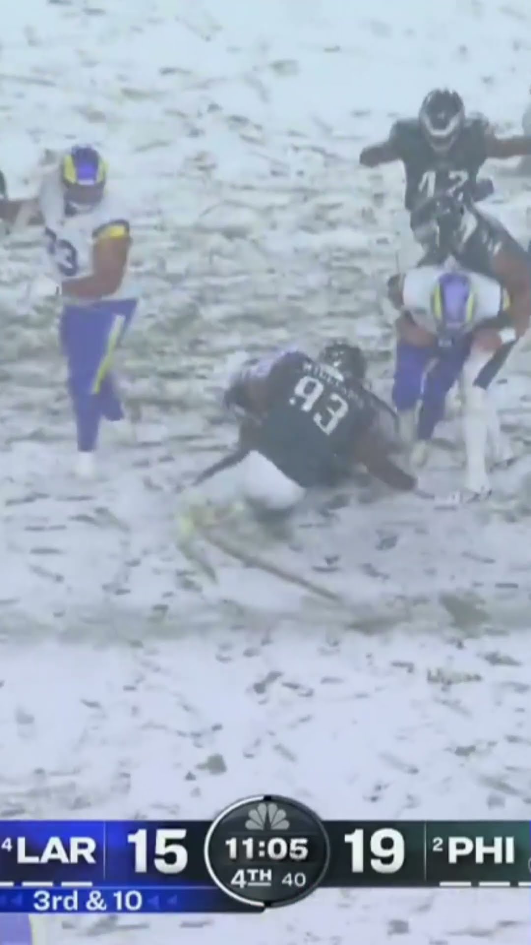 Nolan Smith with the PLAY OF HIS LIFE!!! EAGLES BALL!!! ?? Eagles vs Rams Divsional Round Highlights