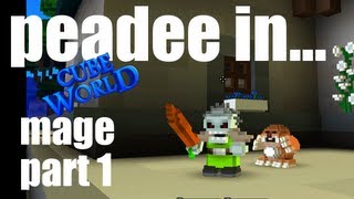Cube World :: Mage Gameplay Pt 1: Who Likes Donuts :: Peadee Games Let's Play Cube World Series