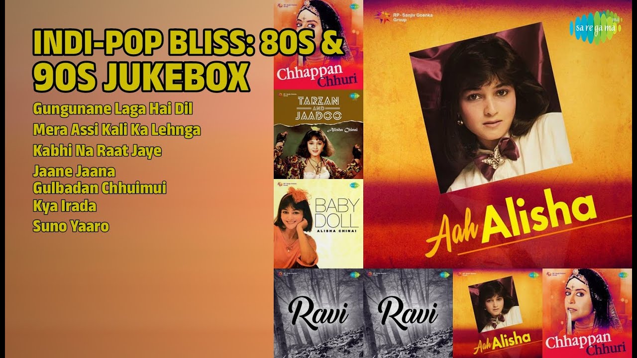 इंडि-पॉप खुशियाँ | Alisha Chinai Songs | Gungunane Laga Hai Dil | Mera Assi Kali Ka Lehnga