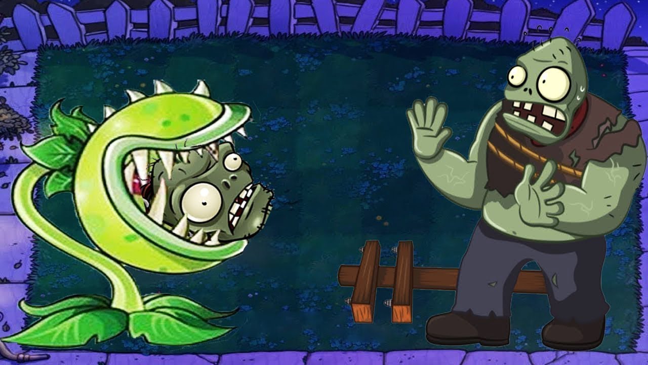 Plants Vs Zombies Hak Pea Vs Zomboss Fight Game Pvz Mod Youtube