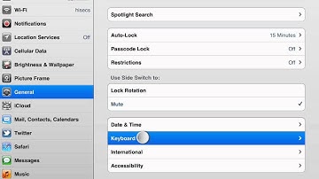 How to remove Hungarian keyboard from iPad iOS 5
