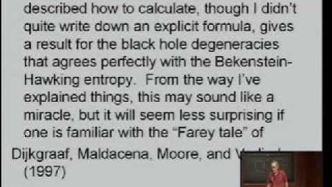 Edward Witten Lecture - Dimensional Gravity Revisited (4) (SCIENCE LECTURES SERIES)
