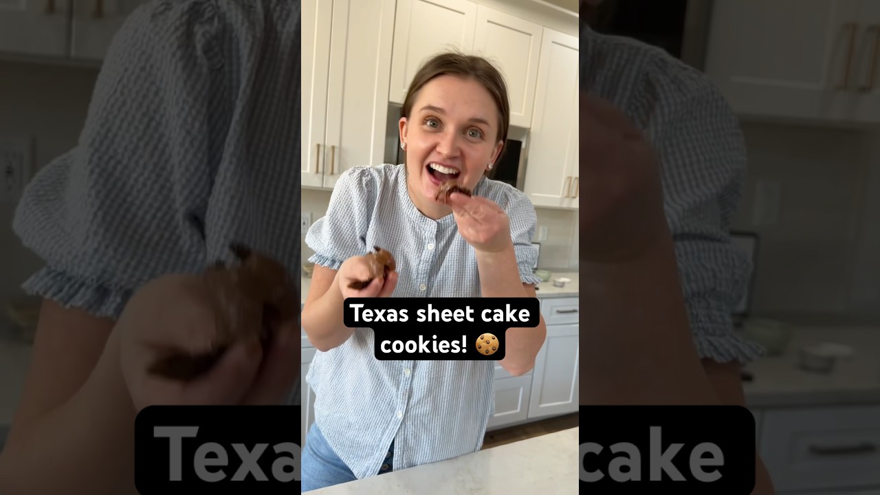 😍Texas Sheet Cake Cookies! The BEST Chocolate Cookies with Fudgy Frosting! 