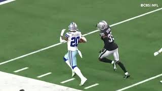 Tony Pollard 100 Yard Kickoff Return TD vs. Raiders