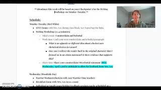 Honors Week 5 Extended Elearning