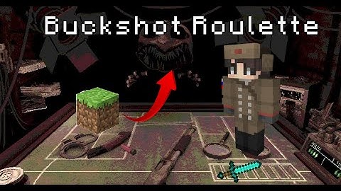 buckshot roulette в майнкрафт!!!
