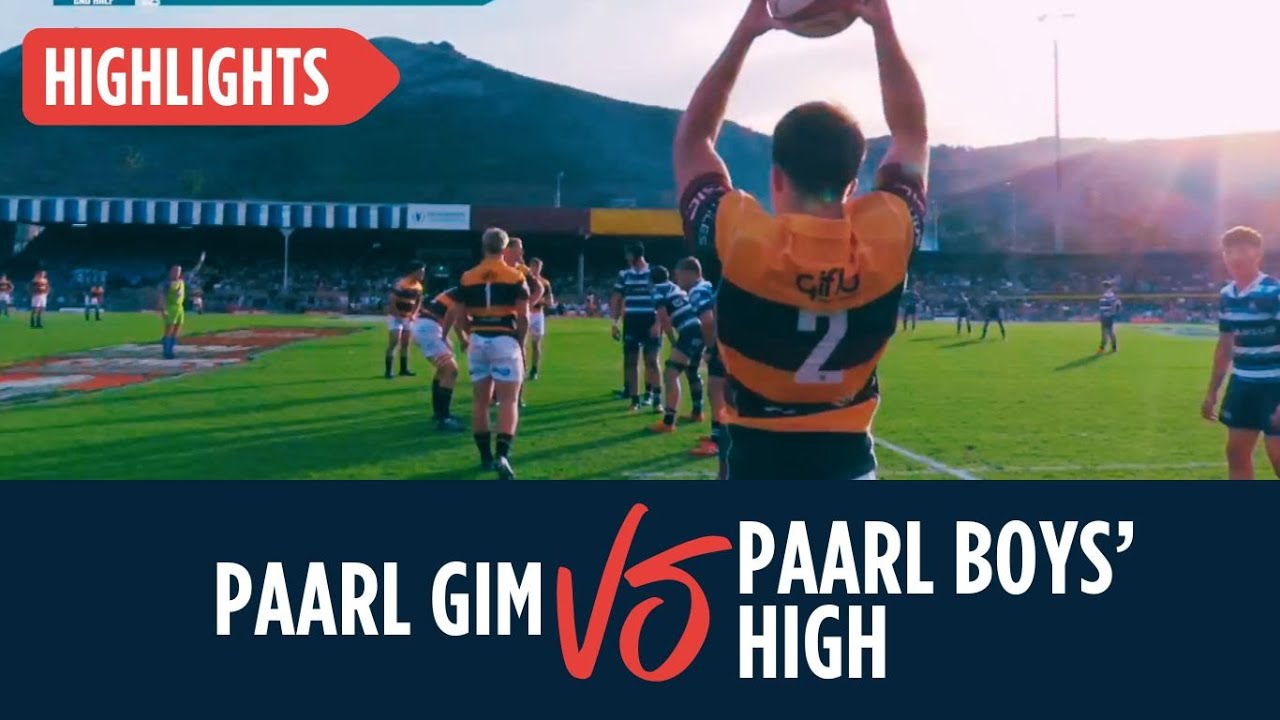 Rugby - Paarl Gimnasium vs Paarl Boys' High - King Price Derby - 2 August 2025