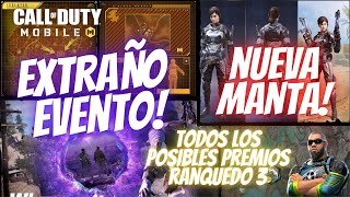 OJITO TODA LA POSIBLE RECOMPENSA RANQUEADO Próxima Temporada | COD Mobile | EVENTO ZOMBIE