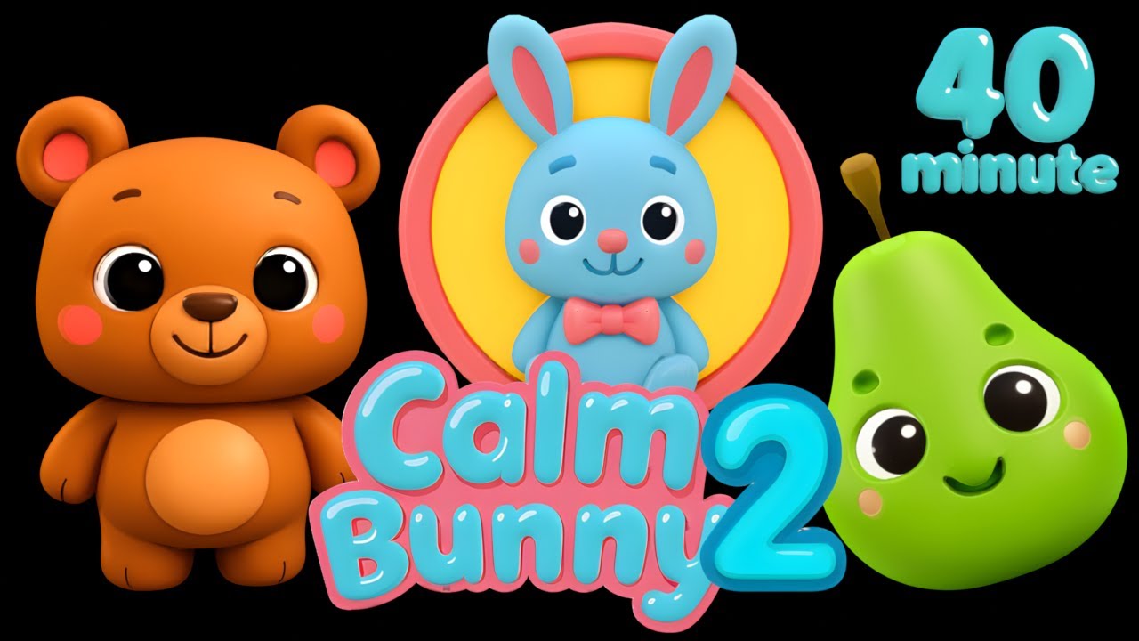 Calm Bunny 40 Minute Sensory Video Mix – Part 2