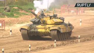АрМИ-2019: танковый биатлон на полигоне Алабино