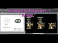 Steam stop valve hand wheel part1 autocad