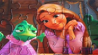Disney Princess Puzzle Games Rompecabezas Rapunzel 2 x 20 pieces Puzzles Tangled Kids Learning screenshot 4