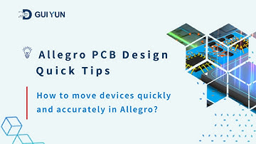 How to move devices quickly and accurately in Allegro?