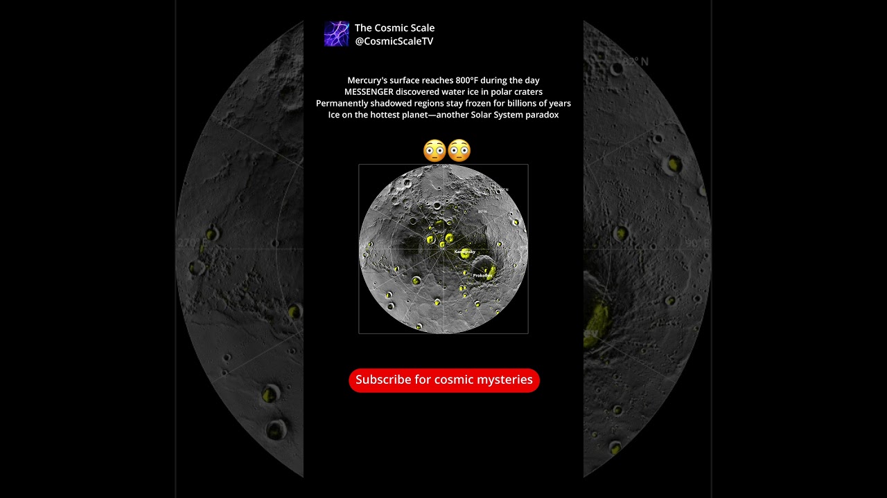 Mercury Has Ice... On the Hottest Planet 😳