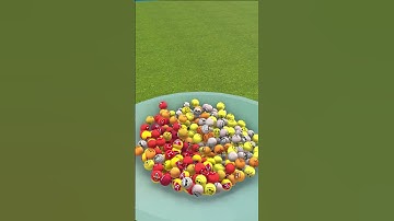 Funny Drop Balls  | Relaxing Satisfying Video