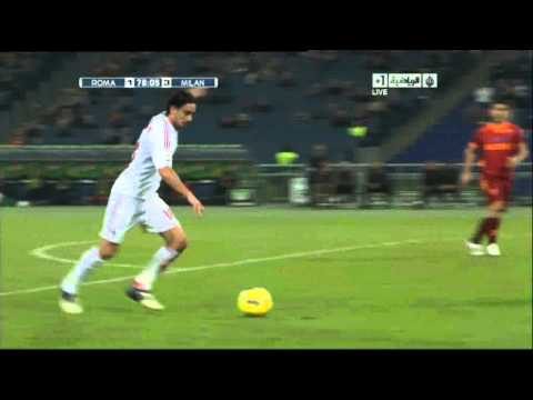 AS Roma vs AC Milan 2-3 . ibra 3