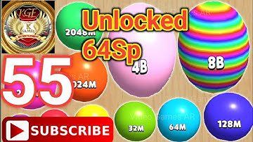 Blob Merge 3D Unlock 64Sp  Gameplay Walkthrough Part 55 (android-ios)@K Games Entertainment
