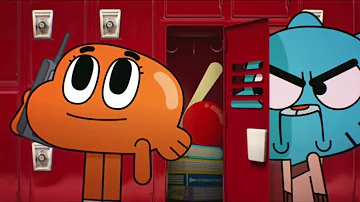 The Amazing World of Gumball - Darwin is Addicted to Gumball's New Cell Phone!!!