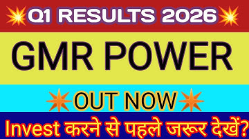 GMR Power Q1 Results 2025 🔴 GMR Power Results Today 🔴 GMR Power Share Latest News