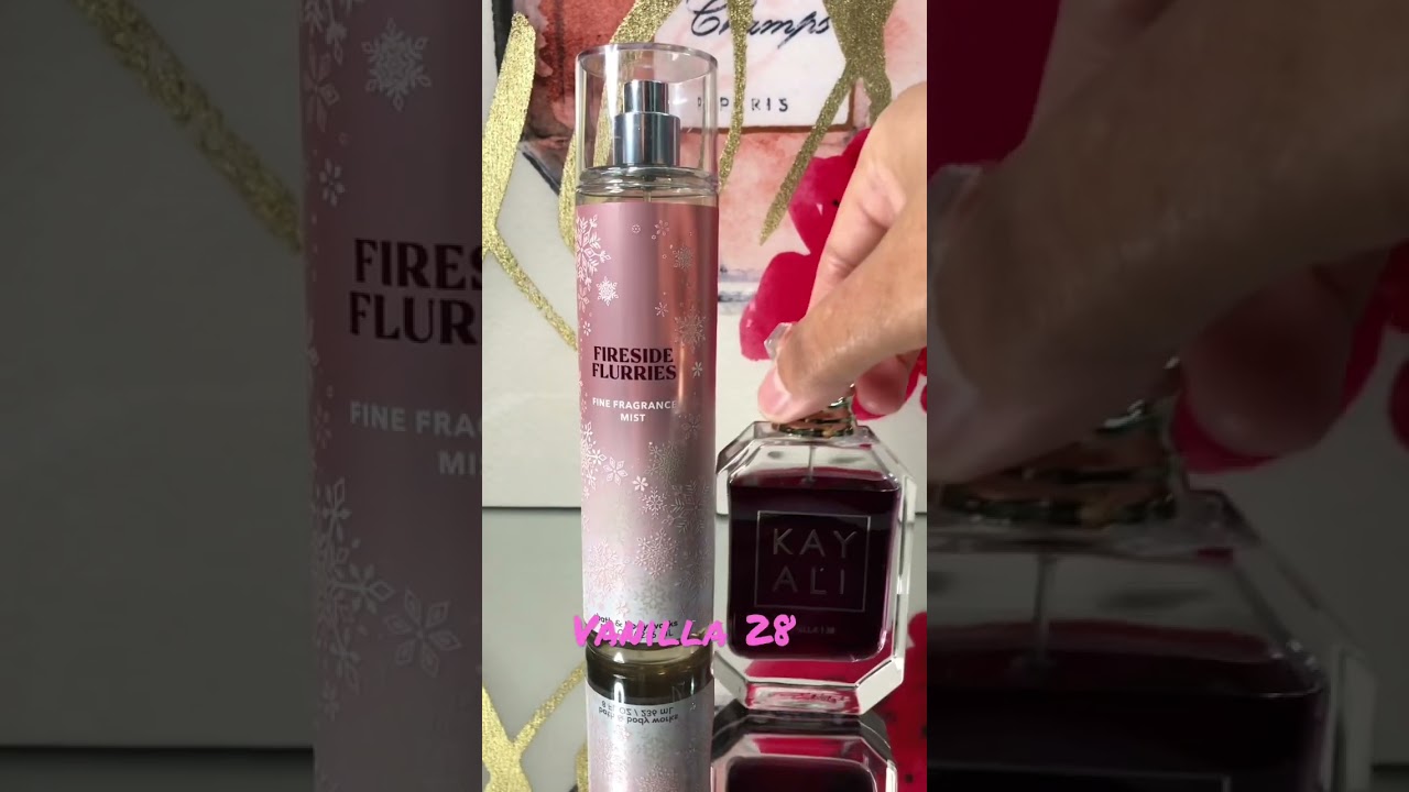 BBW Fireside Flurries layered w/ Intoxicating Vanillas 