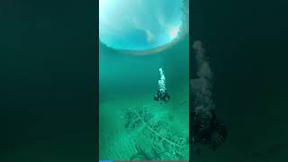 The clearest lake in Austria! Dive into Samaranger lake! #shorts #scubadiving #underwater
