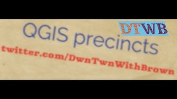 QGIS election precinct map tutorial!