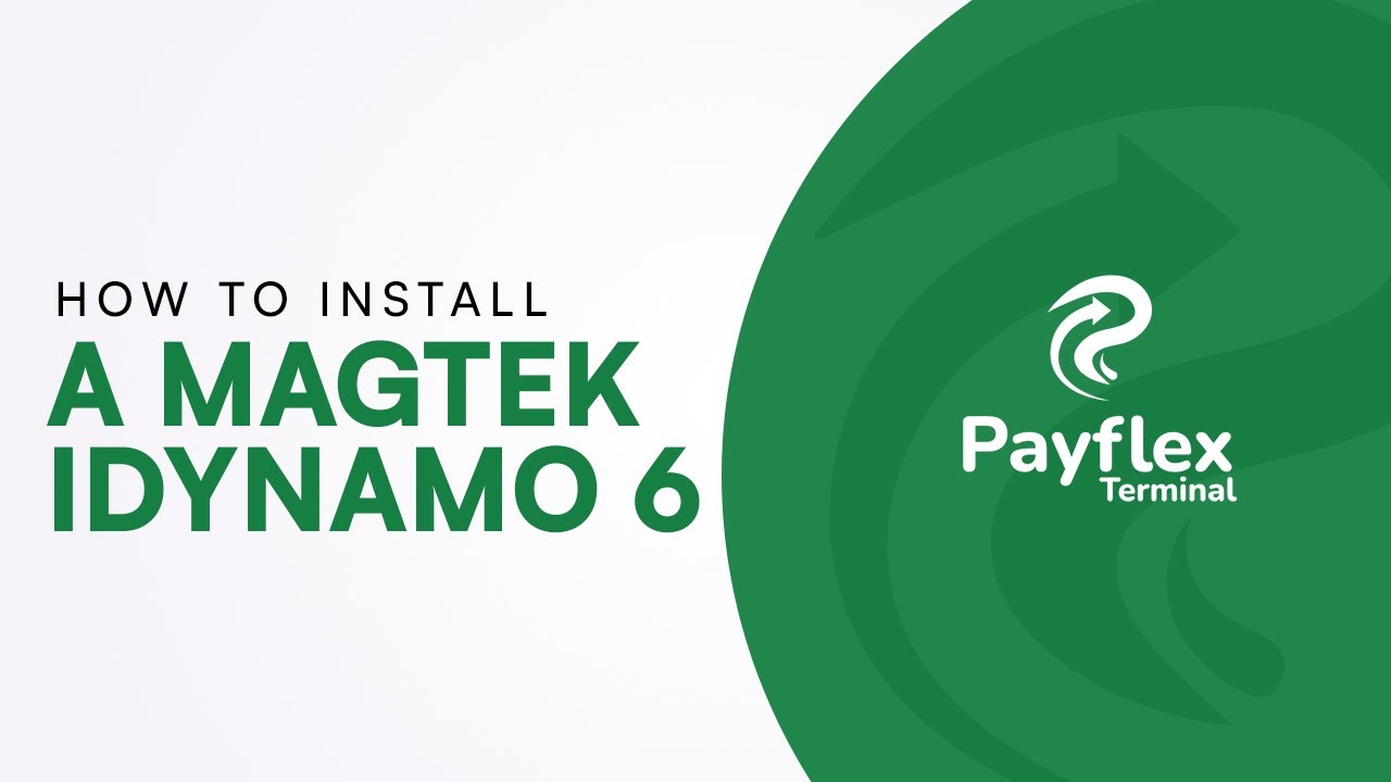 How to install a Magtek Idynamo 6 - Payflex Terminal